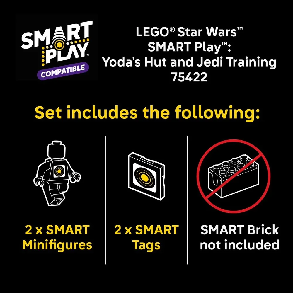 LEGO STAR WARS/SMART PLAY YODA'S HUT & JEDI TRAINING SET/75422/MSLSWSP070326
